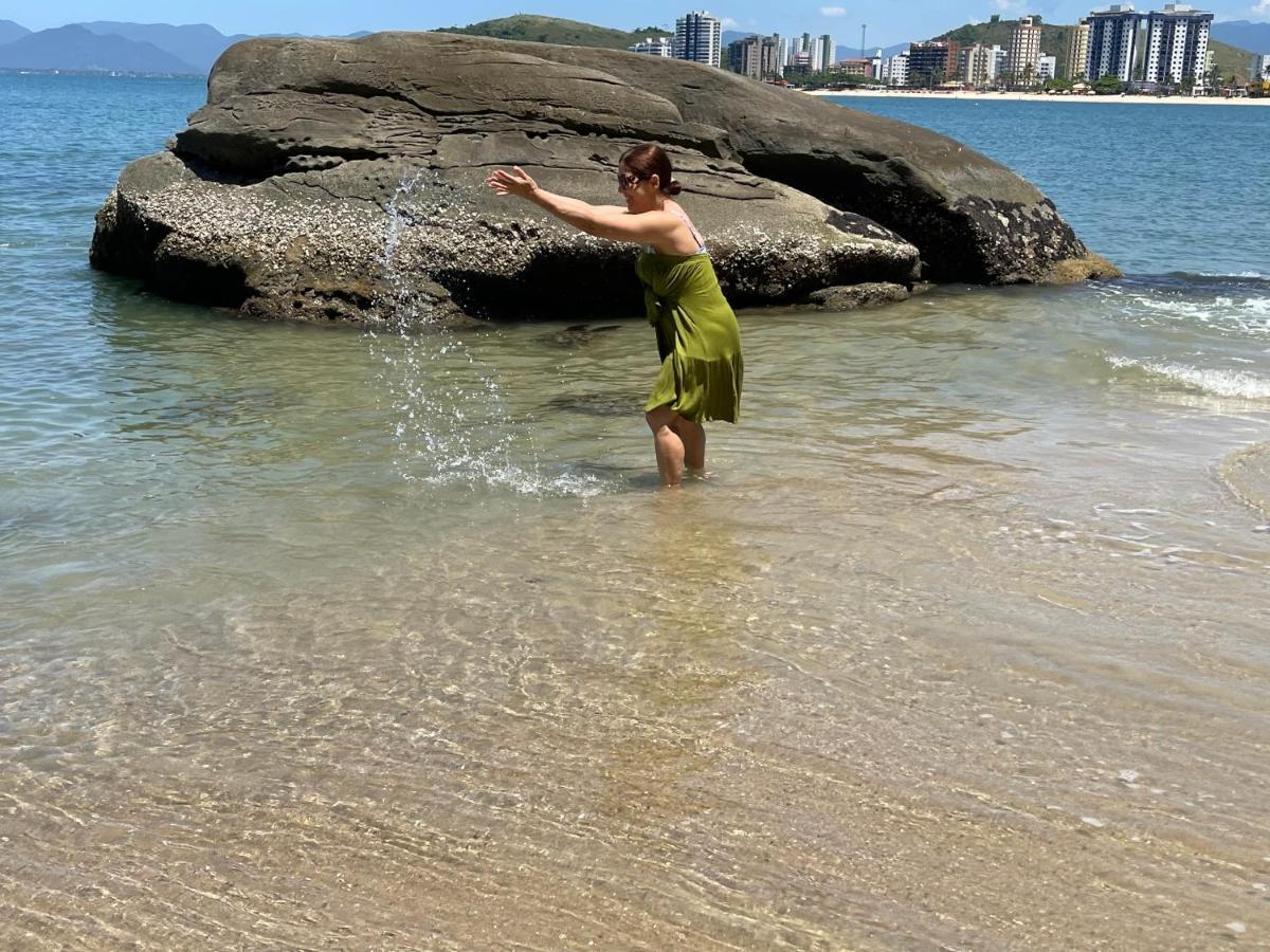Linda Cobertura Duplex, Pe Na Areia,Vista Linda. Apartman Caraguatatuba Kültér fotó