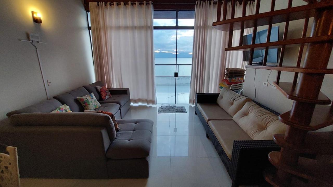 Linda Cobertura Duplex, Pe Na Areia,Vista Linda. Apartman Caraguatatuba Kültér fotó