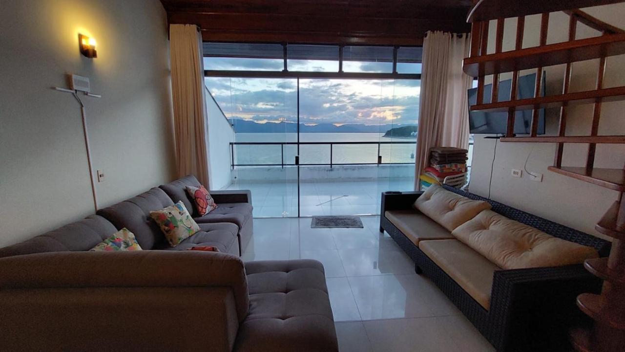 Linda Cobertura Duplex, Pe Na Areia,Vista Linda. Apartman Caraguatatuba Kültér fotó