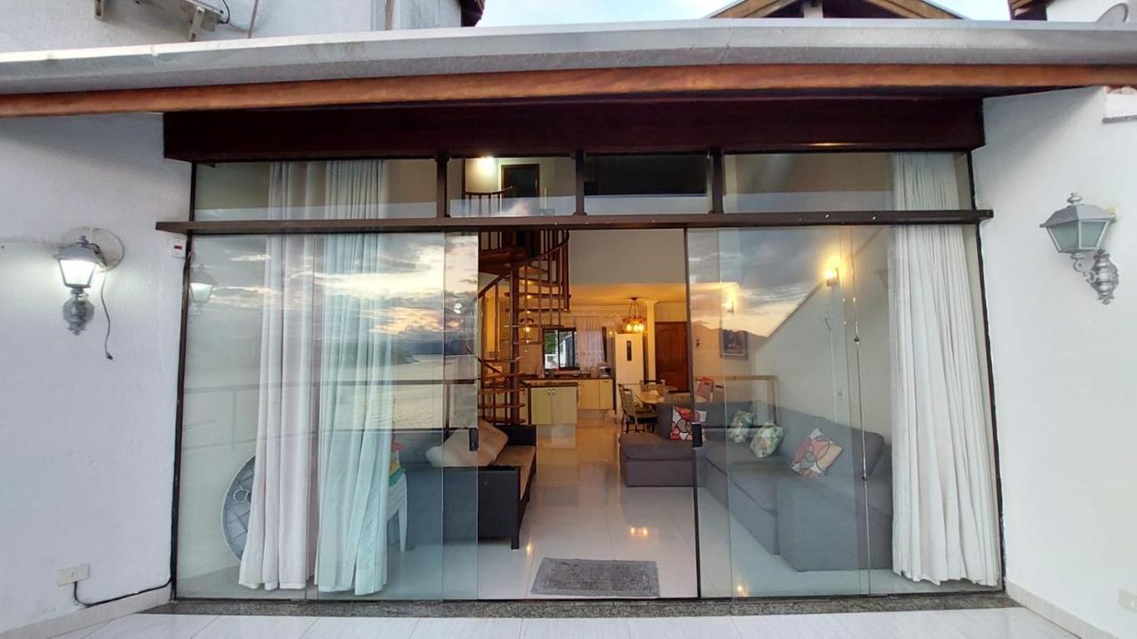 Linda Cobertura Duplex, Pe Na Areia,Vista Linda. Apartman Caraguatatuba Kültér fotó