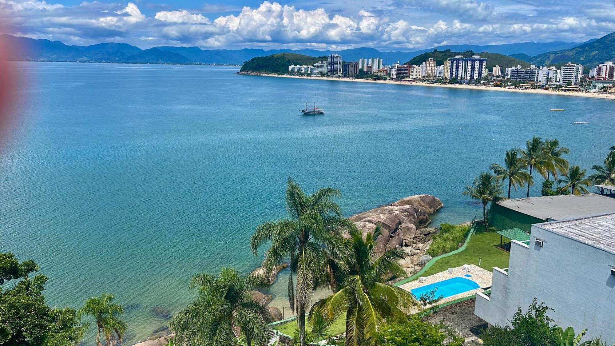 Linda Cobertura Duplex, Pe Na Areia,Vista Linda. Apartman Caraguatatuba Kültér fotó